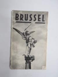 Brussel / Hotel Albert -matkailuesite / kartta - travel brochure / tourist map