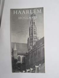 Haarlem - Holland -matkailuesite / kartta - travel brochure / tourist map