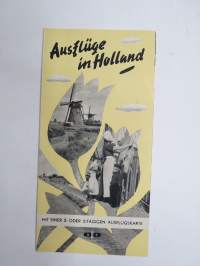 Ausflüge in Holland - Holland -matkailuesite / kartta - travel brochure / tourist map