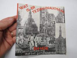 Wat is er Tetsieninalkmaar - Holland -matkailuesite / kartta - travel brochure / tourist map