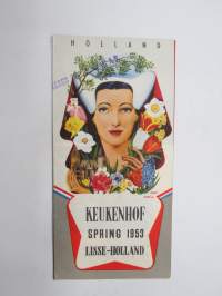 Keukenhof spring 1953 - Lisse - Holland -kukkanäyttely