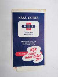 Kaas Express Amsterdam - Alkmaar - Holland -aikataulu / esite - timetable / brochure