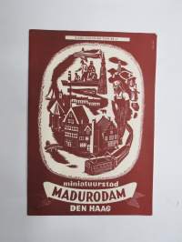 Madurodam miniaturstad, Den Haag - Holland -matkailuesite / kartta - travel brochure / tourist map