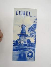 Leiden - Holland -matkailuesite / kartta - travel brochure / tourist map