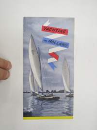 Yachting in Holland - Holland -matkailuesite / kartta - travel brochure / tourist map