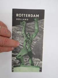 Rotterdam - Holland -matkailuesite / kartta - travel brochure / tourist map