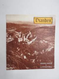 Dianden, Luxembourg -travel brochure / map - matkailuesite / kartta