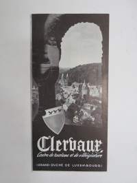 Clervaux, Luxembourg -travel brochure / map - matkailuesite / kartta