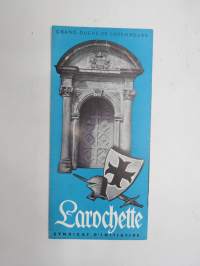 Larochette, Luxembourg -travel brochure / map - matkailuesite / kartta