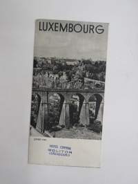 Mondorf les Bains, Luxembourg - tourist information, Luxembourg -travel brochure / map - matkailuesite / kartta