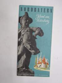 Nordbayern Rund um Würzburg, Deutschland - tourist information, Germany -travel brochure / map - matkailuesite / kartta