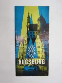 Augsburg, Deutschland - tourist information, Luxembourg -travel brochure / map, Germany - matkailuesite / kartta