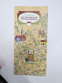 Nordbayern - Die Fränkischen Mittelgebirge, Deutschland - tourist information, Germany -travel brochure / map - matkailuesite / kartta