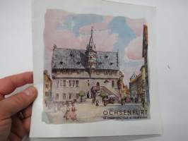 Ochsenfurt, Deutschland - tourist information, Germany -travel brochure / map - matkailuesite / kartta