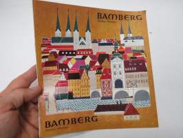 Bamberg, Deutschland - tourist information, Germany -travel brochure / map - matkailuesite / kartta