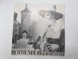 Rothenburg ob der Tauber, Deutschland - tourist information, Germany -travel brochure / map - matkailuesite / kartta