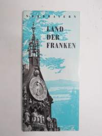 Land der Franken, Deutschland - tourist information, Germany -travel brochure / map - matkailuesite / kartta