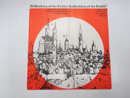 Rothenburg ob der Tauber, Deutschland - tourist information, Germany -travel brochure / map - matkailuesite / kartta