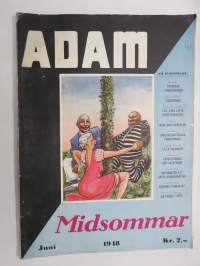 Adam 1948 nr 6 -ruotsalainen ajanvietelehti / swedish novelty magazine