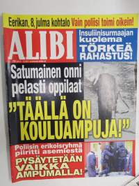 Alibi 2012 nr 10, Insuliinisurmaaja Katariina Lönnqvist, Touko Tarkki & Sirpa Laamanem murhasivat Eerikan, Pasi Räty murhasi heti vapauduttuaan 22 v. tuomiosta, ym.