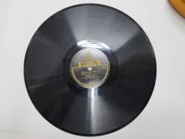 Odeon PLE 128 (painettu Suomessa) Alle Neune - Palaathan luokseni - Hidas valssi -savikiekkoäänilevy, 78 rpm 10