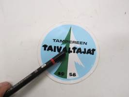 Tampereen Taivaltajat 1958 -tarra / sticker
