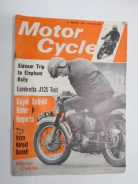 The Motor Cycle, 21.1.1965, english motorcycle magazine / englantilainen moottripyörälehti