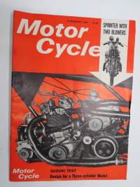 The Motor Cycle, 9.2.1967, english motorcycle magazine / englantilainen moottripyörälehti