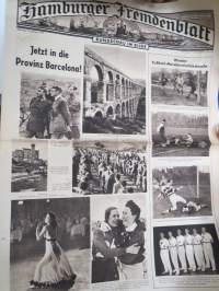 Hamburger Fremdenblatt - Rundschau im Bilde, 16.1.1939 -sanomalehden kuvasivu merkittävistä Saksan ja maailman tapahtumista / henkilöistä (ei koko lehti)