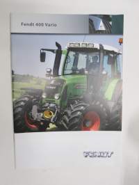 Fendt 400 Vario traktori -myyntiesite, suomenkielinen / tractor sales brochure, in finnish