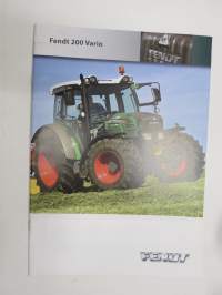 Fendt 200 Vario traktori -myyntiesite, suomenkielinen / tractor sales brochure, in finnish