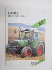 Fendt Farmer 307 C, 308 C, 309 C traktori -myyntiesite, ruotsinkielinen / tractor sales brochure, in swedish