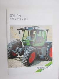 Fendt Xylon 520, 522, 524 traktori -myyntiesite, saksankielinen / tractor sales brochure, in german