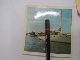 Purjevene 1968 -valokuva / sailing boat, photograph