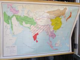 Aasian valtiot  - SOK Koulupalvelu -seinäkartta / koulukartta