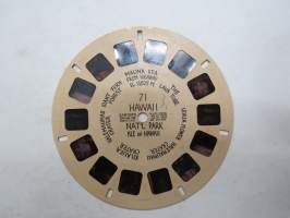 View-Master 71, Hawaii National Park- Isle of Hawaii, USA -reel / kuvakiekko