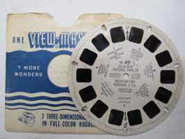 View-Master SP-49, Glacier National Park IV, Mountain Trip, Montana, USA -reel / kuvakiekko