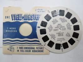 View-Master 164-A Beautiful Cypress Gardens I, Florida, USA -reel / kuvakiekko