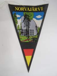 Norvajärvi - saksalaisen sotilashautausmaan matkamuistoviiri, alkuperäinen 1960-70 lukujen vaihteesta / german military cemetery souvenier pennant