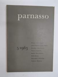 Parnasso 1963 nr 5, Ritva Kapari - runoja, Paavo Rintala - Kirjailijan maantieto, Onerva Vartiainen - Rapukestit, Erkki Ahonen - Rajaamisharhat, ym.