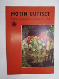 Motin  uutiset 1975 nr 2 - herkullisia vihjeitä herkkusuille -Ravintola Motti asiakaslehti / restaurant customer magazine