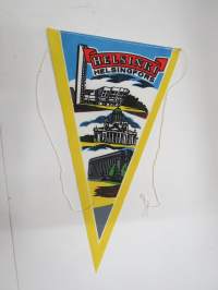 Helsinki Helsingfors -matkailuviiri / souvenier pennant