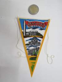 Helsinki Helsingfors -matkailuviiri, pikkukoko / souvenier pennant