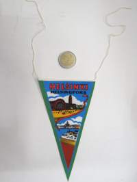 Helsinki/ Helsingfors -matkailuviiri, pikkukoko / souvenier pennant