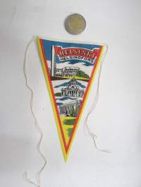 Helsinki/ Helsingfors -matkailuviiri, pikkukoko / souvenier pennant