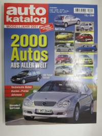 Auto Katalog nr. 44 Modelljahr 2001