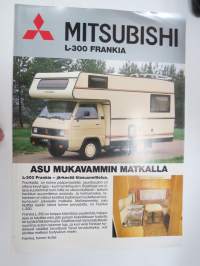 Mitsubishi L-300 Frankia asuntoauto -myyntiesite / sales brochure