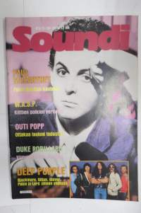 Soundi 1984 nr 11, Paul McCartney, W.A.S.P., Outi Pop, Duke Robillard, Deep Purple.
