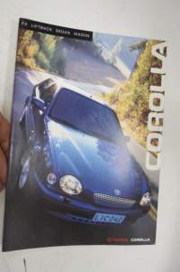 Toyota Corolla FX Liftback Sedan Wagon 1999 -myyntiesite / sales brochure