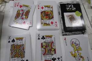 XL Playing Cards - suurikokoiset pelikortit